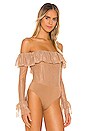 view 3 of 6 Paloma Bodysuit in Nude