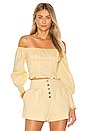 view 1 of 4 Adelita Top in Soft Yellow