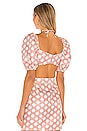 view 3 of 4 Josefina Top in Pink Dot