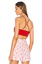 view 3 of 4 Madelyn Crop Top in Red Scarlet