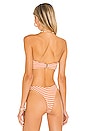 view 3 of 5 HAUT DE MAILLOT DE BAIN TAYA in Camel & White