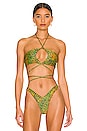 view 1 of 4 ТОП AZARIA in Jungle Green Leopard