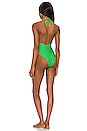view 3 of 3 Anais One Piece in Tropical Green