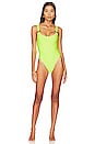 view 1 of 3 Sintia One Piece in Neon Yellow