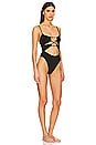 view 2 of 3 Marcelo One Piece in Black