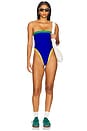view 4 of 4 Rio One Piece in Multi Blue