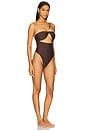view 2 of 4 Jacy One Piece in Dark Brown