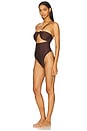 view 3 of 4 Jacy One Piece in Dark Brown