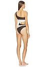 view 4 of 4 MAILLOT DE BAIN 1 PIÈCE RUMBA in Dark Brown & Cream