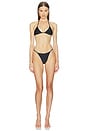 view 4 of 4 BAS DE MAILLOT DE BAIN YARAH in Black