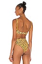 view 3 of 4 Mai Tai Top in Mustard Leopard