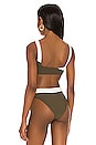 view 3 of 4 Santos Top in Ivory & Sage
