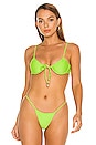 view 1 of 4 TOP BIKINI FRANNY in Lime