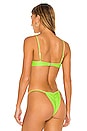 view 3 of 4 TOP BIKINI FRANNY in Lime