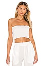 view 1 of 4 Nora Crop Top in White