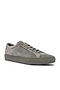 view 1 of 6 Original Achilles Suede Low Sneaker in Cobalt Grey