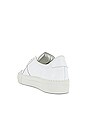 view 3 of 7 Full Court Saffiano Low Top Sneaker in White