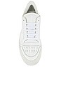 view 4 of 7 Full Court Saffiano Low Top Sneaker in White
