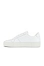 view 5 of 7 Full Court Saffiano Low Top Sneaker in White