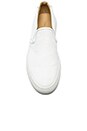 view 3 of 6 Canvas and Leather Slip On in White