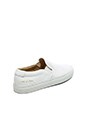 view 4 of 6 Canvas and Leather Slip On in White
