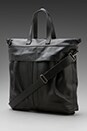view 1 of 6 Leather Helmet Bag in Black