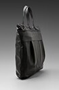 view 3 of 6 Leather Helmet Bag in Black