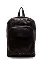 view 1 of 4 Backpack in Leather in Black
