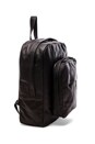 view 3 of 4 Backpack in Leather in Black