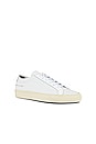 view 2 of 6 Achilles Low Perforated Sneaker in White