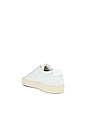 view 3 of 6 Achilles Low Perforated Sneaker in White