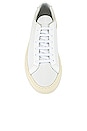 view 4 of 6 Achilles Low Perforated Sneaker in White