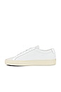 view 5 of 6 Achilles Low Perforated Sneaker in White