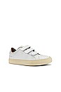 view 2 of 6 Achilles Low Velcro Sneaker in White