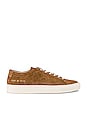 view 1 of 6 Achilles Low Suede Sneaker in Tobacco