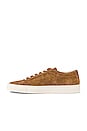 view 5 of 6 Achilles Low Suede Sneaker in Tobacco