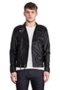 view 2 of 7 Mitchell Motorcycle Jacket in Black