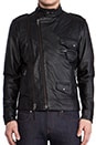 view 5 of 7 Mitchell Motorcycle Jacket in Black