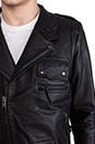 view 6 of 7 Mitchell Motorcycle Jacket in Black