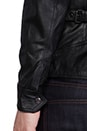 view 7 of 7 Mitchell Motorcycle Jacket in Black