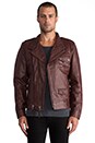 view 2 of 7 Mitchell Leather Jacket in Oxblood