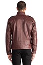 view 4 of 7 Mitchell Leather Jacket in Oxblood