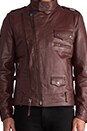 view 5 of 7 Mitchell Leather Jacket in Oxblood