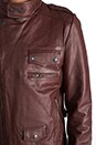 view 6 of 7 Mitchell Leather Jacket in Oxblood