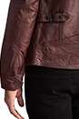 view 7 of 7 Mitchell Leather Jacket in Oxblood