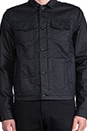 view 5 of 7 Jay Waxed Denim Jacket in Wrong Side Back Wax