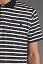 view 5 of 5 CS Tyler Polo in Navy Stripe