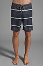 view 1 of 6 Nelson Boardshort in Navy Stripe