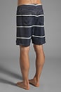 view 3 of 6 Nelson Boardshort in Navy Stripe
