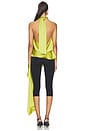 view 4 of 4 La Joyita Blouse in Lime